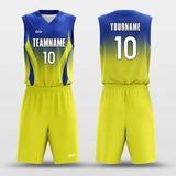 blue custom basketball jersey