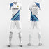  blue custom soccer jerseys kit 