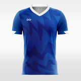 blue soccer jersey