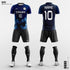 Blue Soccer Uniforms Design