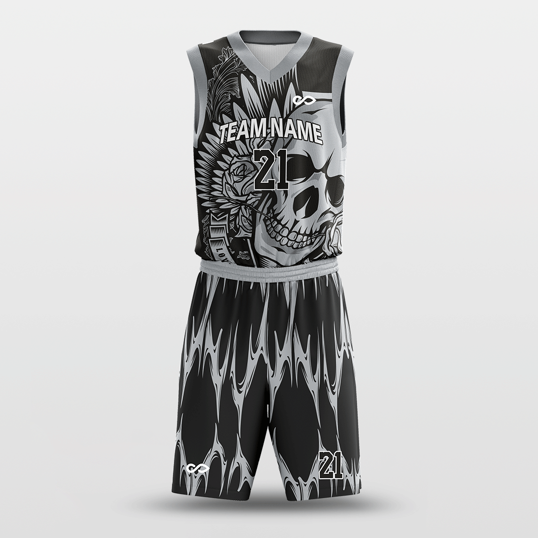 Love and Death Custom Sublimated Basketball Set