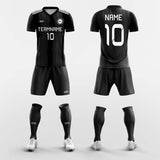 cherry short soccer jersey kit