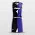 Black and Purple Basketball Uniform