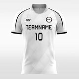 Classic White - Custom Kids Soccer Jerseys Design Solid