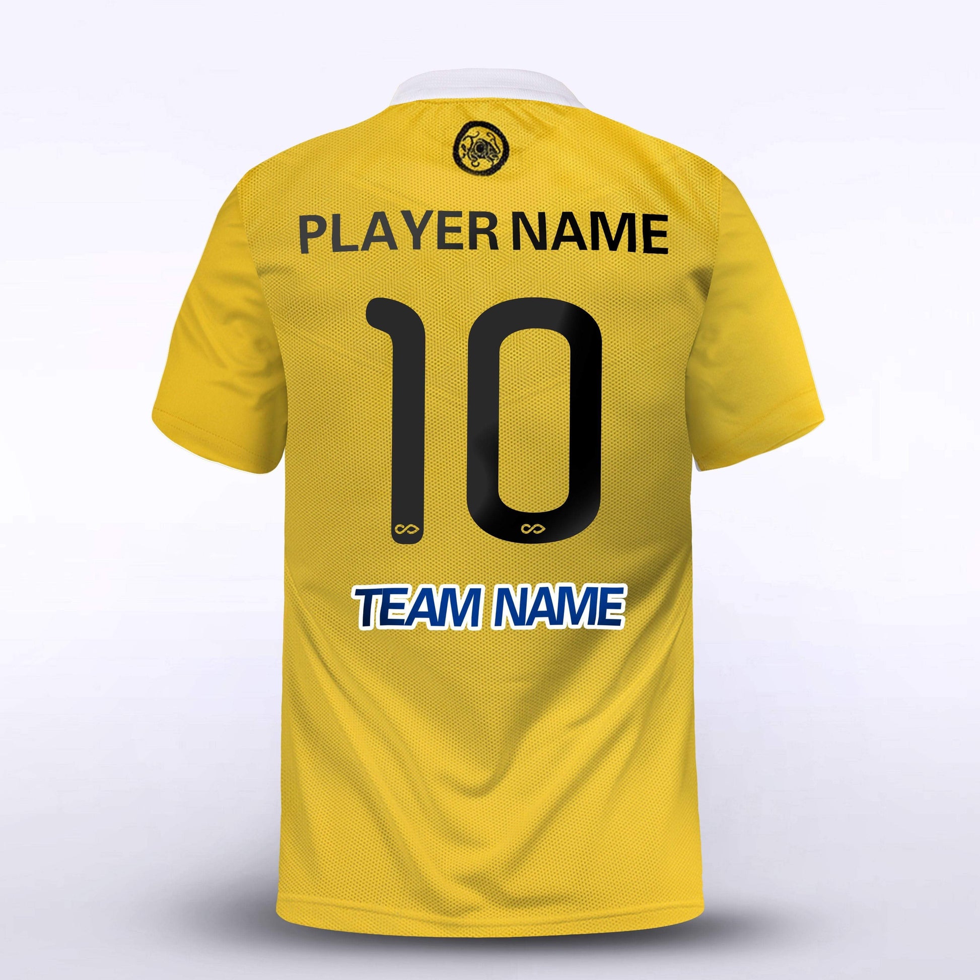 Custom Yellow Kid's Sublimated Soccer Jersey