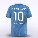 Light Blue Custom Soccer Uniform