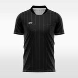   custom soccer jersey black sublimation