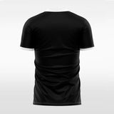 custom soccer jersey black