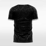  custom soccer jersey black