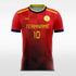 Custom Soccer Jerseys for Kids gradient red