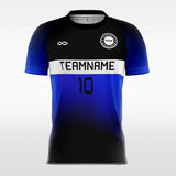 Custom Soccer Jerseys Gradient Blue