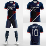 dark blue soccer jersey]