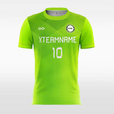 Custom Fluorescent Green Sublimated Soccer Jersey