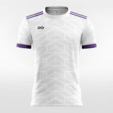 White Scallop Soccer Jersey