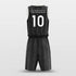 Black Basketball Uniform Set