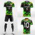 fluorescent hurricane soccer jersey kit