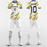 Golden Leaves - Custom Soccer Jerseys Kit Sublimated Design