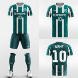 green and white soccer jersey