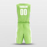 green custom basketball jersey