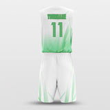 green custom basketball jersey