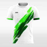 green custom short sleeve jersey