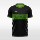 green custom soccer jersey for men sublimation