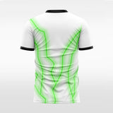 green custom soccer jersey for men sublimation