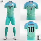 Green Soccer Jersey Design for School