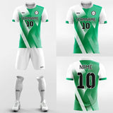 green soccer jersey kit