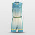 green square custom basketball jersey