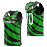 green training bibs zebra print