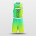 green yellow basketball jersey set