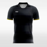 Custom Black Men's Soccer Jersey