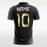 Custom Black Men's Sublimated Soccer Jersey