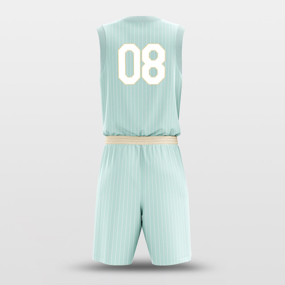 Mint Green Basketball Jersey Set