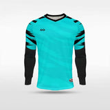 long sleeve jersey blue