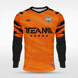 long sleeve jersey orange