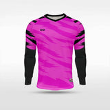 long sleeve jersey pink