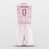 pink basketball uniform set