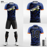 Navy Blue Soccer Jersey Kit Marble