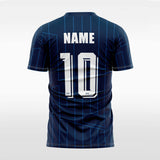 navy custom soccer jersey