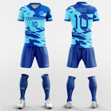 Navy - Custom Soccer Jerseys Kit Sublimated Design