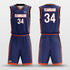orange custom basketball jersey