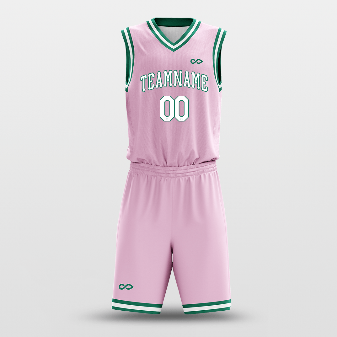 pink basketball jerseys