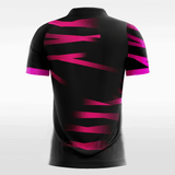 pink custom short sleeve jersey