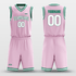 pink green basketball jerseys