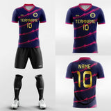 pink stripe soccer jersey