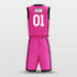 pink team jersey for basketball