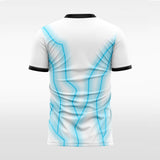 prospect custom soccer jersey blue sublimation