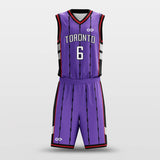 Toronto Purple - Customized Basketball Jersey Set Design